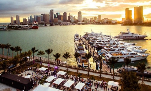 Bluewater At The 2018 Miami Yacht Show