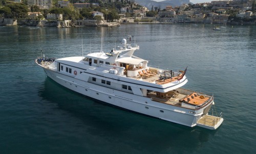 37m Ferronavale FIORENTE At The Monaco Yacht Show