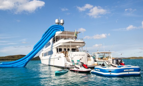 M/Y Just Enough At The Antigua Charter Yacht Show